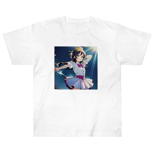 プリキュア風💖サマーガール ヘビーウェイトTシャツ