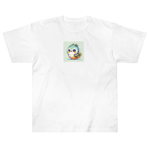干支の鳥ちゃん02 ヘビーウェイトTシャツ