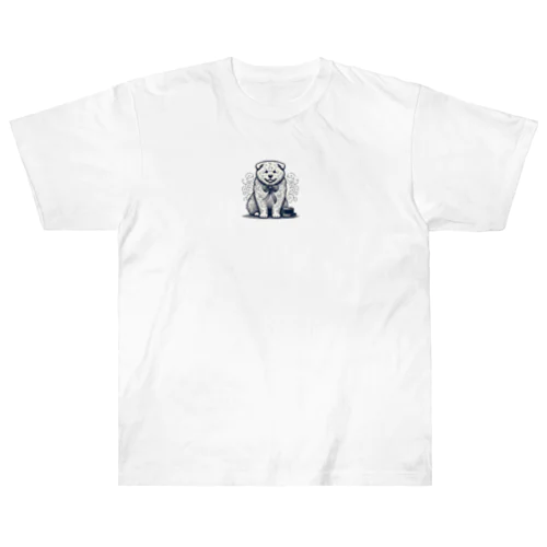 穏やかな犬 Heavyweight T-Shirt