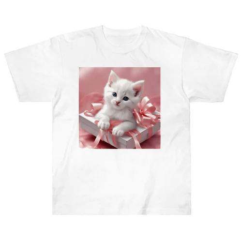 姫ねこ Heavyweight T-Shirt