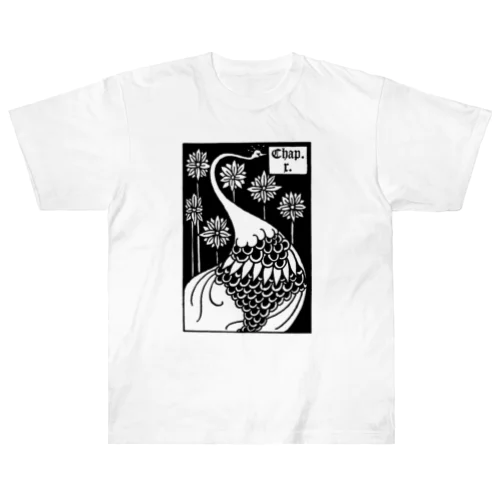 アーサー王 第10章 1893 ✜ Aubrey Beardsley オーブリー・ビアズリー ヘビーウェイトTシャツ