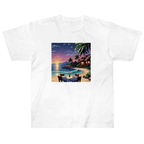 Moonlit Palm Haven Heavyweight T-Shirt