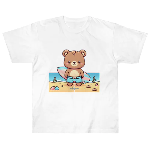 サーフィンクマ🏄‍♂️ ヘビーウェイトTシャツ