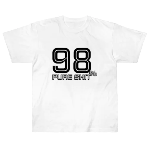 98% Pure Shit Heavyweight T-Shirt