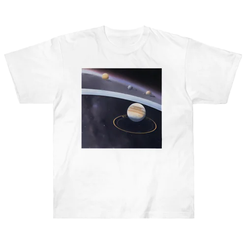 未来の宇宙 ヘビーウェイトTシャツ