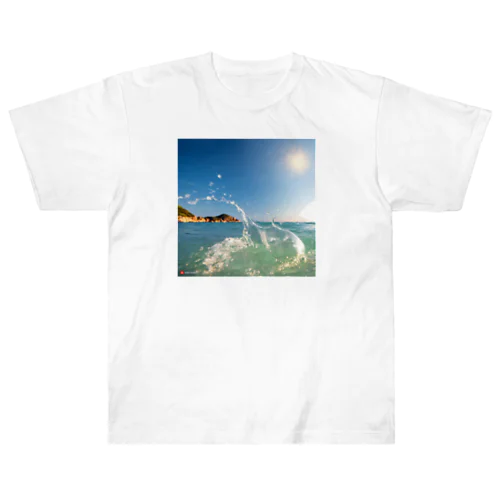 暑い日本の夏 Heavyweight T-Shirt