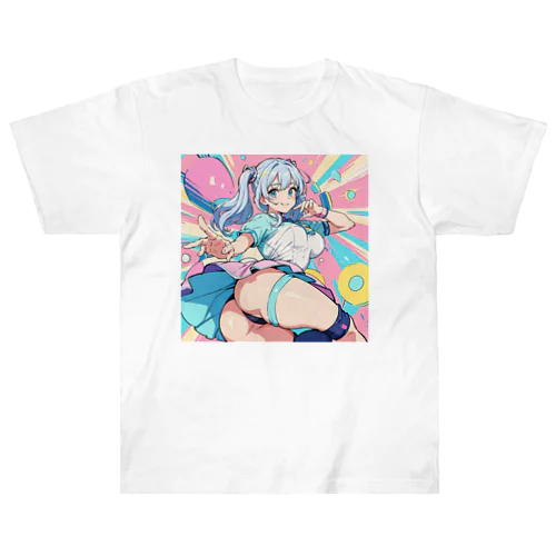 魔法プロレス少女 Heavyweight T-Shirt