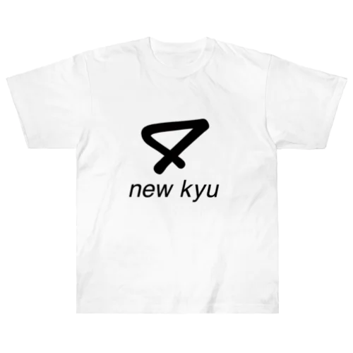 new kyu ロゴ Heavyweight T-Shirt