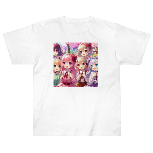 美少女 ヘビーウェイトTシャツ