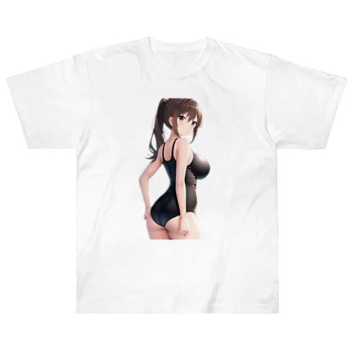 水着少女 Heavyweight T-Shirt