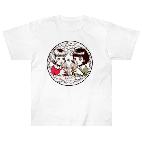 ブクブクシスターズの泡泡祭り Heavyweight T-Shirt