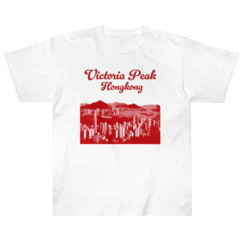 【前面：赤】Victoria Peak Heavyweight T-Shirt