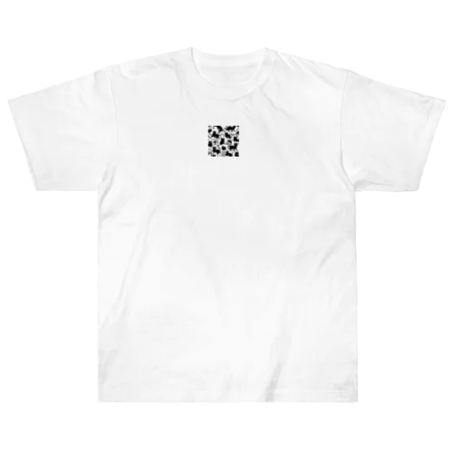 黒猫 漢字 Heavyweight T-Shirt