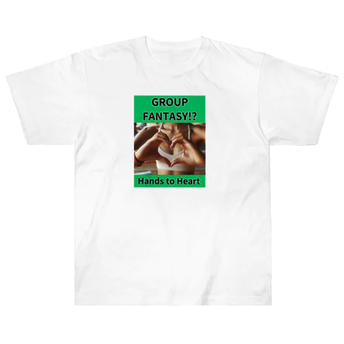 GROUP FANTASY!?(Hands to Heart)やまぴーデザインオリジナルTシャツVol.2  Heavyweight T-Shirt