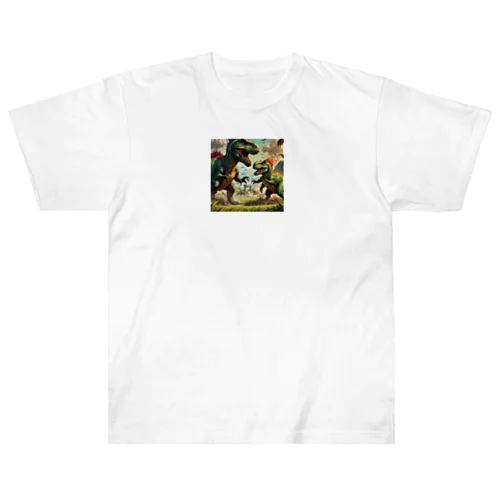 恐竜せんそう Heavyweight T-Shirt