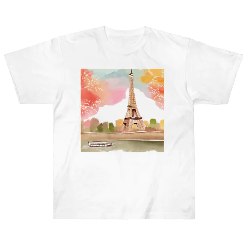 paris spring Heavyweight T-Shirt