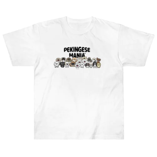 PEKINGESE MANIA ヘビーウェイトTシャツ