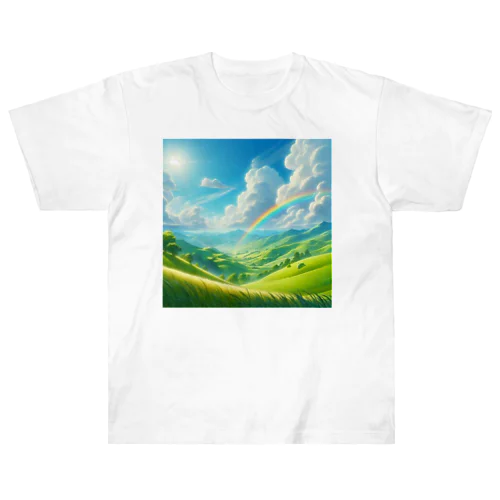 「美しい緑の風景」グッズ ヘビーウェイトTシャツ