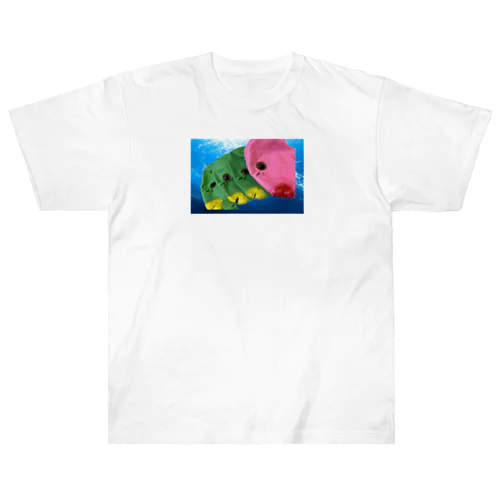 水面の半魚人たち Heavyweight T-Shirt