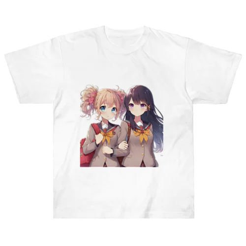 二人とjkたち ヘビーウェイトTシャツ