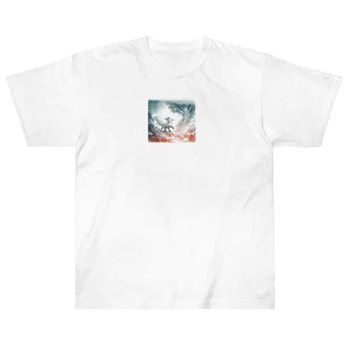 狐の冒険：魔法の森 Heavyweight T-Shirt