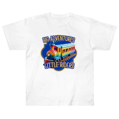 Big Adventures, Little Riders Heavyweight T-Shirt