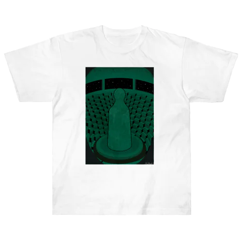 夜のコンクリート Heavyweight T-Shirt