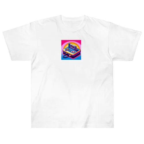 ピクセルアート　レトロゲーム Heavyweight T-Shirt