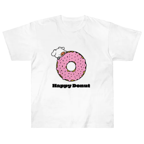 happy donut ヘビーウェイトTシャツ