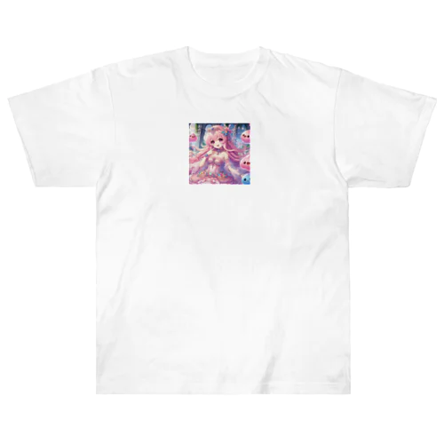 スライム娘「ジェム」 Heavyweight T-Shirt