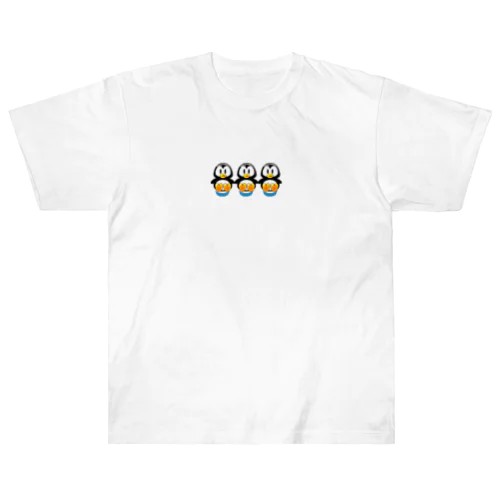 ペンギン3兄弟 Heavyweight T-Shirt