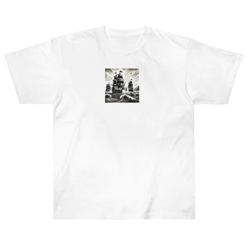 黒船 Heavyweight T-Shirt