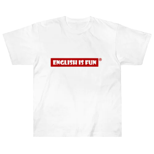 English is fun 毎日英会話 Heavyweight T-Shirt