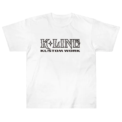 K-LINE Logo design by Wildman Ishii (BK) Heavyweight T-Shirt