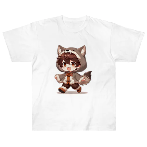 オオカミのオウカくん ヘビーウェイトTシャツ