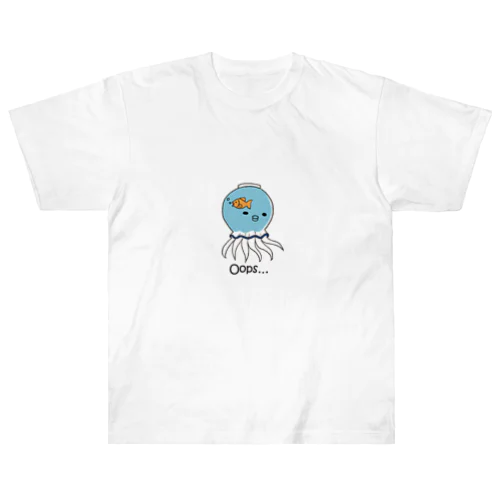 金魚鉢タコ Heavyweight T-Shirt