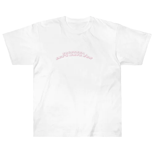 ピンクで元気にゴー！ Heavyweight T-Shirt