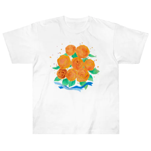 yellow rose ヘビーウェイトTシャツ