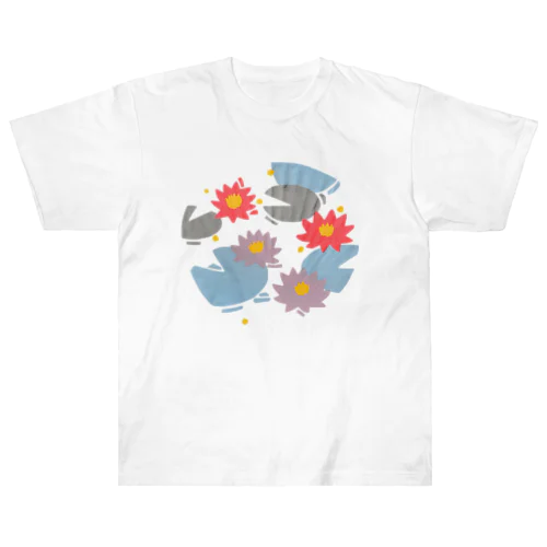 water lily ヘビーウェイトTシャツ