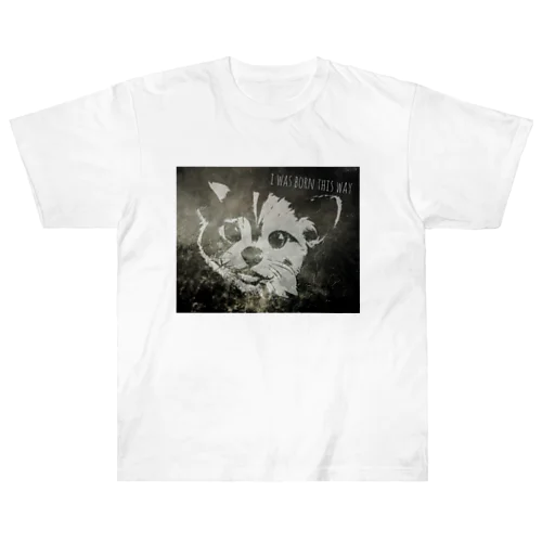 smiley cat Heavyweight T-Shirt