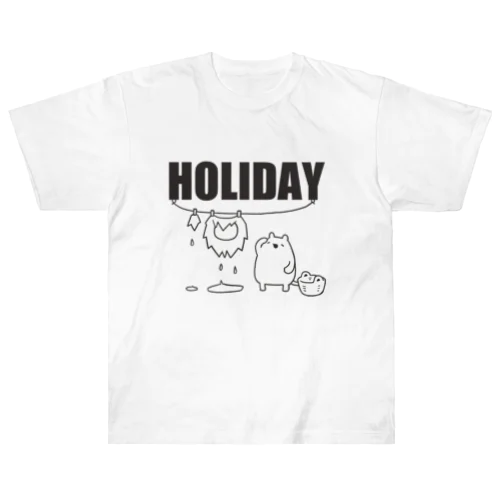 【HOLIDAY】ライオンさんの休日 Heavyweight T-Shirt