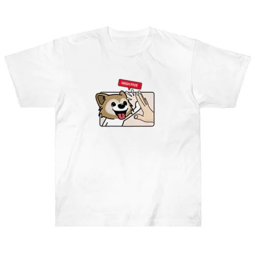 ハイタッチ！パピヨン Heavyweight T-Shirt