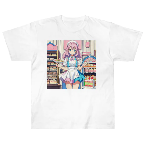 魔法ケーキ少女 ヘビーウェイトTシャツ