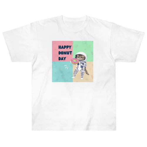 HAPPY DONUT DAY ヘビーウェイトTシャツ