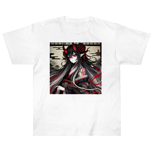 鬼の女の子 Heavyweight T-Shirt