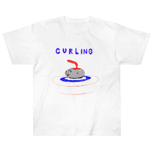 カーリング Heavyweight T-Shirt