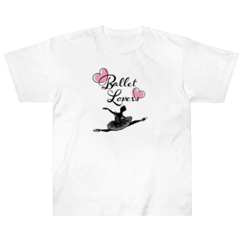 Ballet Lovers Ballerina Heavyweight T-Shirt