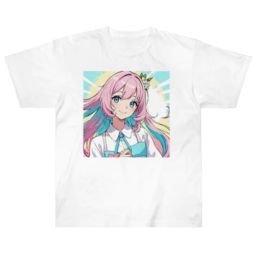 魔法エクステ少女 ヘビーウェイトTシャツ