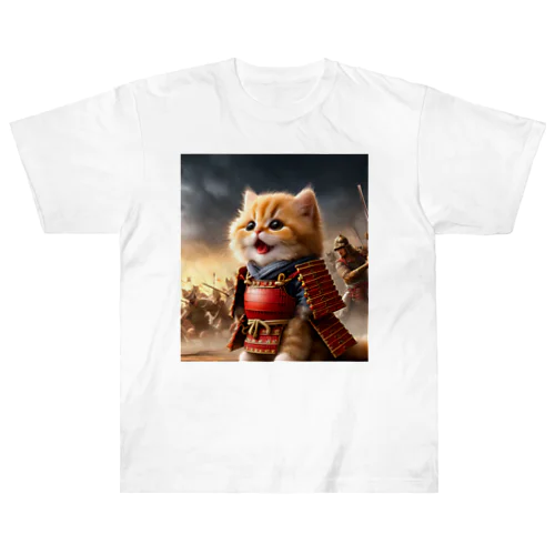 戦ねこ ヘビーウェイトTシャツ