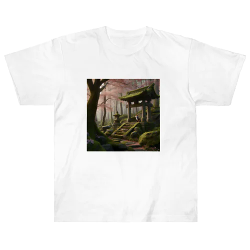 神社廃墟1 Heavyweight T-Shirt